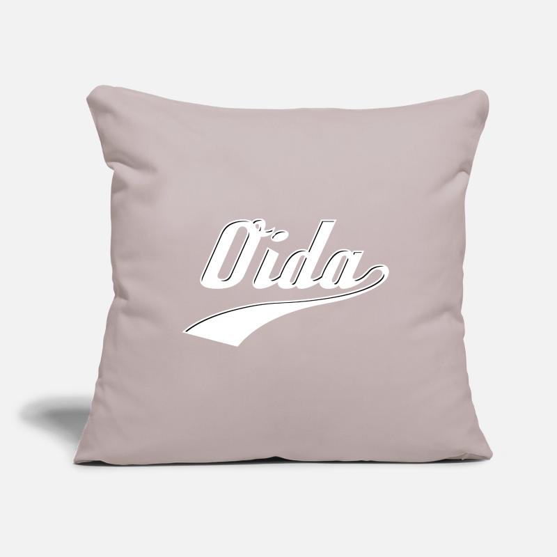 Oida - Autriche dialecte dialecte langue des âges Housse de coussin décorative 45 x 45 cm