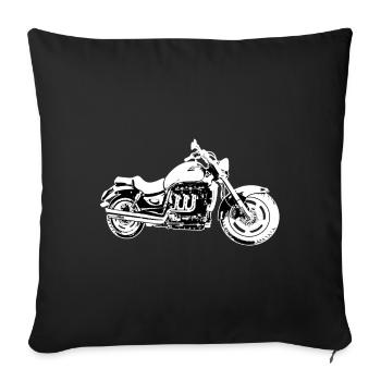 Motorcycle Rocket 3 Roadster Bike - Sofa pillowcase 17,3'' x 17,3'' (45 x 45 cm) - black - Front