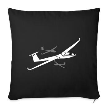 Sailing gear ...- - Sofa pillowcase 17,3'' x 17,3'' (45 x 45 cm) - black - Front