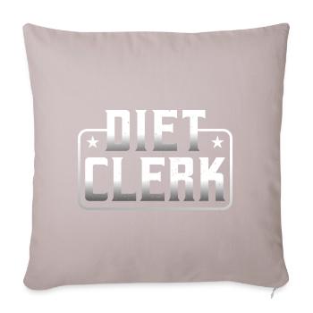 Diet Clerk - Sofakissenbezug 45 x 45 cm - helles Taupe - Vorne