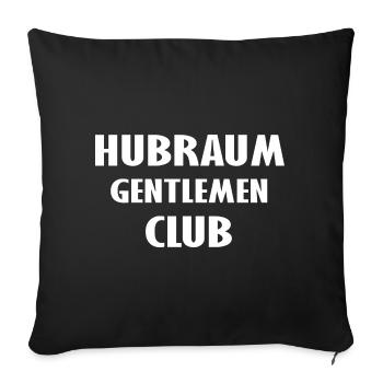 Motor und Hubraum Club - Sofakissenbezug 45 x 45 cm - Schwarz - Vorne