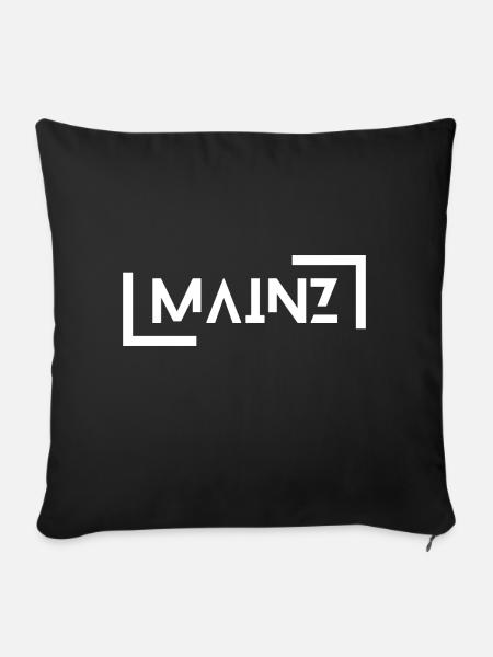 Mainz - Sofakissenbezug 45 x 45 cm - Schwarz