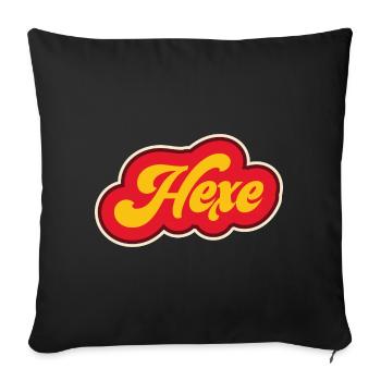 Witch - Sofa pillowcase 17,3'' x 17,3'' (45 x 45 cm) - black - Front