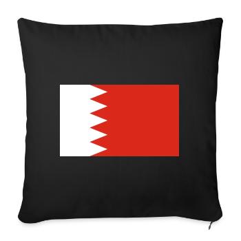 Bahrain - Sofa pillowcase 17,3'' x 17,3'' (45 x 45 cm) - black - Front