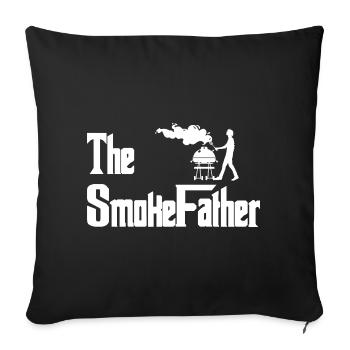 The Smoke Father Grill Artwork - Sofakissenbezug 45 x 45 cm - Schwarz - Vorne
