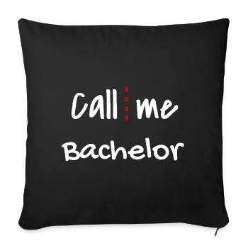 Bachelor 2026 Graduation Graduation - Sofa pillowcase 17,3'' x 17,3'' (45 x 45 cm) - black - Front