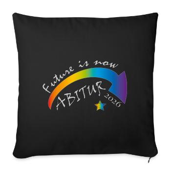 Zukunft Jetzt Abitur 2026 - Sofakissenbezug 45 x 45 cm - Schwarz - Vorne