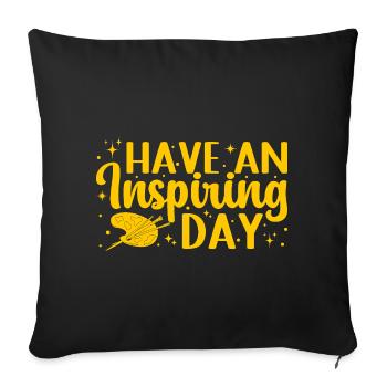 Artist Painter Graphic Have An Inspiring Day Gift - Sofakissenbezug 45 x 45 cm - Schwarz - Vorne