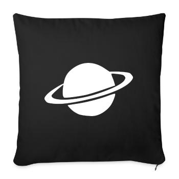 Weltraum Astronaut Geschenk - Sofakissenbezug 45 x 45 cm - Schwarz - Vorne