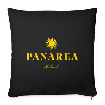 Panarea Island Sun - Sofa pillowcase 17,3'' x 17,3'' (45 x 45 cm) - black - Front