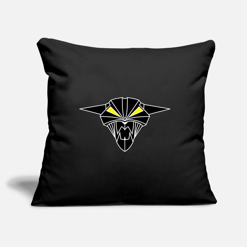 BIONIC DEVIL CAT !!! Housse de coussin décorative 45 x 45 cm