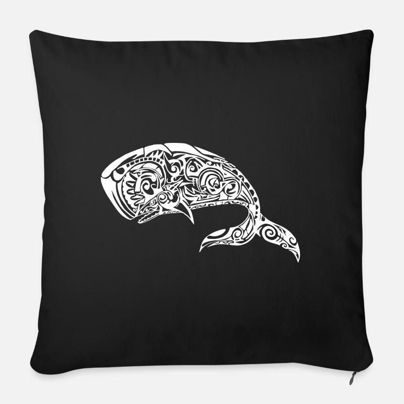 Cher Moby - Housse de coussin décorative 45 x 45 cm - noir
