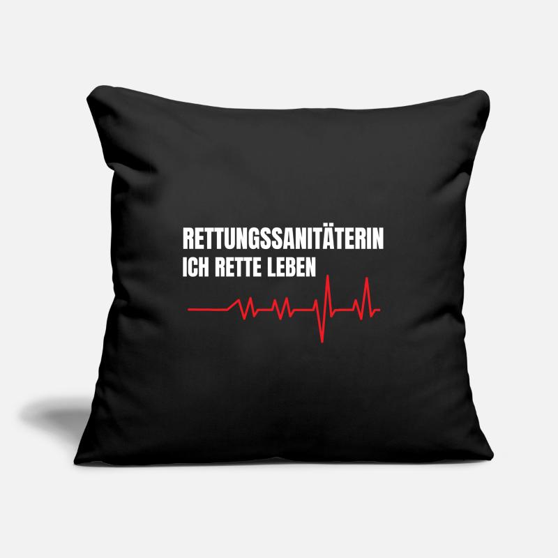 Rettungssanitäterin Einsatz Lebensretterin Rettung Sofakissenbezug 45 x 45 cm