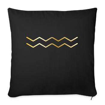 Rune Symbol Geschenk Ornament ethnisch Spirit Art - Sofakissenbezug 45 x 45 cm - Schwarz - Vorne