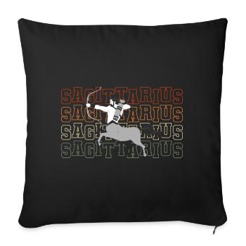 Protect energy - Sofa pillowcase 17,3'' x 17,3'' (45 x 45 cm) - black - Front