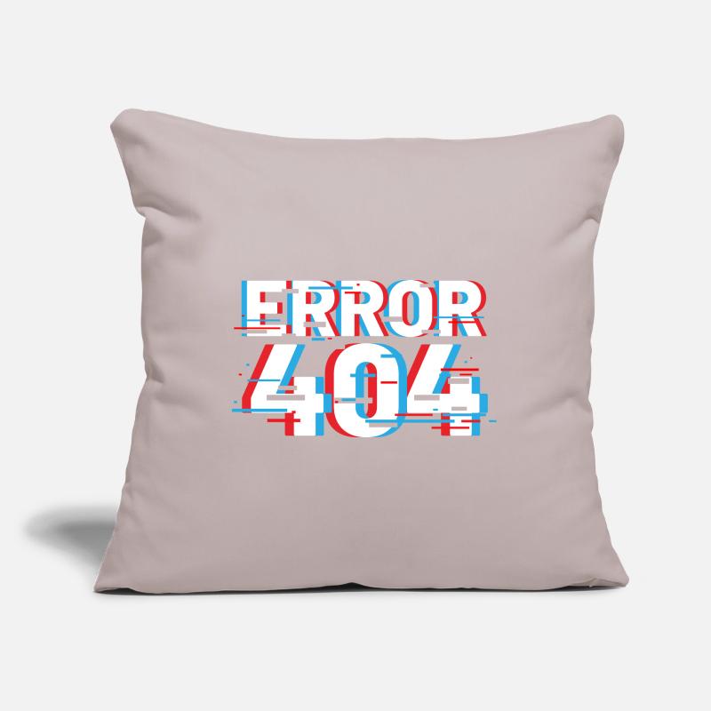 Error 404 Glitch Sofa pillowcase 17,3'' x 17,3'' (45 x 45 cm)