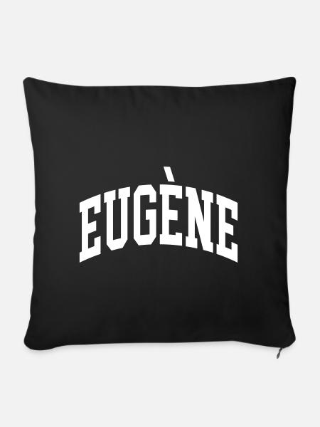Eugène - Sofakissenbezug 45 x 45 cm - Schwarz