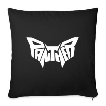 Panther - Sofa pillowcase 17,3'' x 17,3'' (45 x 45 cm) - black - Front