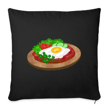 Strammer Max - Sofa pillowcase 17,3'' x 17,3'' (45 x 45 cm) - black - Front