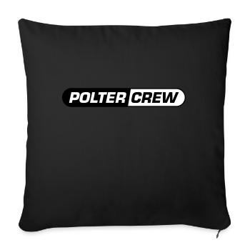 Polter Crew Polterabend - Sofakissenbezug 45 x 45 cm - Schwarz - Vorne