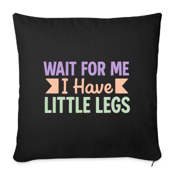 Cute Saying Humor Meme Funny Gift Idea - Sofa pillowcase 17,3'' x 17,3'' (45 x 45 cm) - black - Front