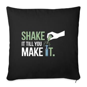 Certified Clinical Succussion Specialist Gear  - Sofa pillowcase 17,3'' x 17,3'' (45 x 45 cm) - black - Front