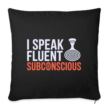 Spécialiste clinique certifié neuro-comportemental - Housse de coussin décorative 45 x 45 cm - noir - Devant