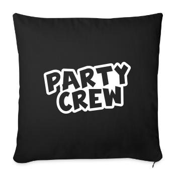 Équipe de fête - Housse de coussin décorative 45 x 45 cm - noir - Devant