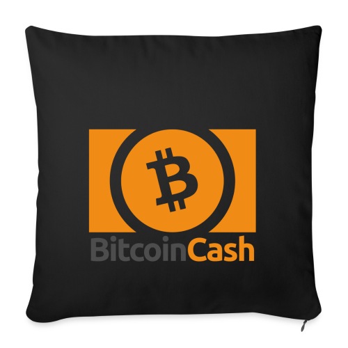 Bitcoin Cash - Sohvatyynyn päällinen 45 x 45 cm