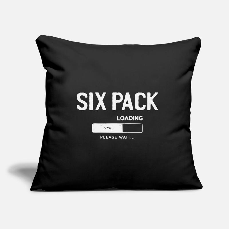 Six Pack Loading, please wait Sofa pillowcase 17,3'' x 17,3'' (45 x 45 cm)