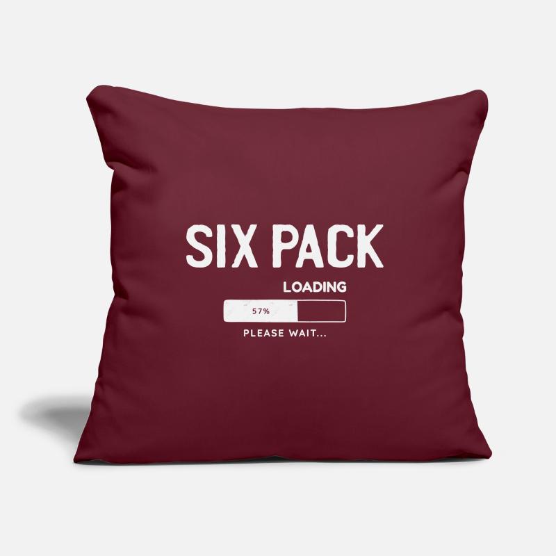 Six Pack Loading, please wait Sofa pillowcase 17,3'' x 17,3'' (45 x 45 cm)