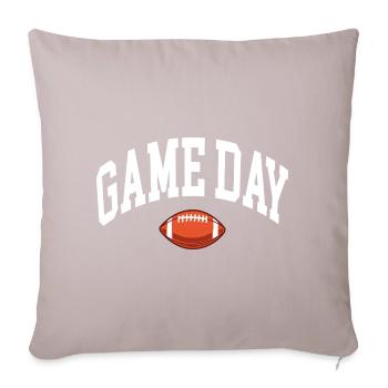 Game Day Football Fan - Sofa pillowcase 17,3'' x 17,3'' (45 x 45 cm) - light taupe - Front