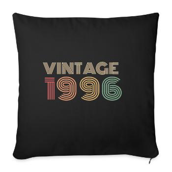Typo Circular 30 Years Thirty Party 1996 - Sofa pillowcase 17,3'' x 17,3'' (45 x 45 cm) - black - Front
