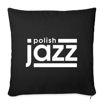 polish jazz - Sofa pillowcase 17,3'' x 17,3'' (45 x 45 cm) - black - Front