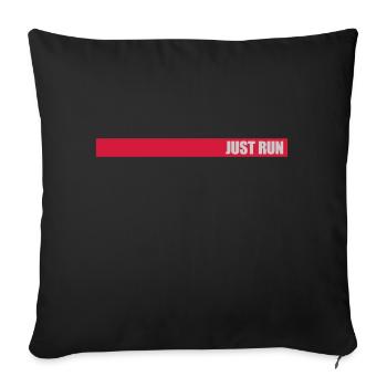 Concevez simplement run Stripes - Housse de coussin décorative 45 x 45 cm - noir - Devant