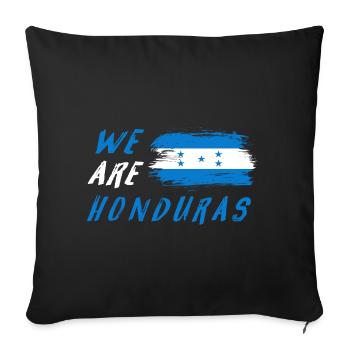 Nous sommes le Honduras - Housse de coussin décorative 45 x 45 cm - noir - Devant