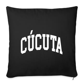 Cúcuta - Housse de coussin décorative 45 x 45 cm - noir - Devant