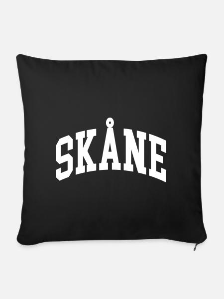 Skåne - Sofakissenbezug 45 x 45 cm - Schwarz