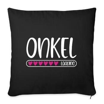 Onkel loading - Sofakissenbezug 45 x 45 cm - Schwarz - Vorne
