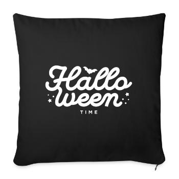 Halloween Night Bat Silhouette - Sofa pillowcase 17,3'' x 17,3'' (45 x 45 cm) - black - Front