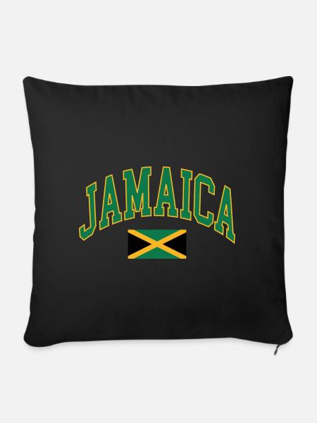 Jamaica - Sofakissenbezug 45 x 45 cm - Schwarz