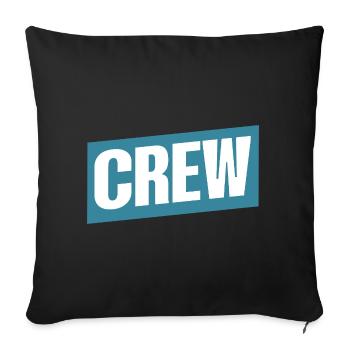 Crew - Sofa pillowcase 17,3'' x 17,3'' (45 x 45 cm) - black - Front