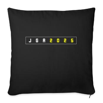 JGA 2025 - Sofakissenbezug 45 x 45 cm - Schwarz - Vorne