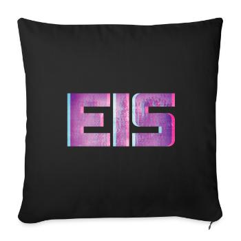 Cream 3D Cool Cream Texture Cold Summer Polar - Sofa pillowcase 17,3'' x 17,3'' (45 x 45 cm) - black - Front