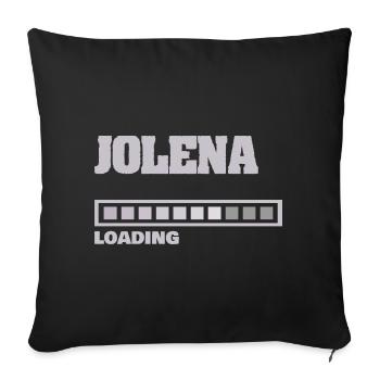 Cadeau pour Jolena - Housse de coussin décorative 45 x 45 cm - noir - Devant