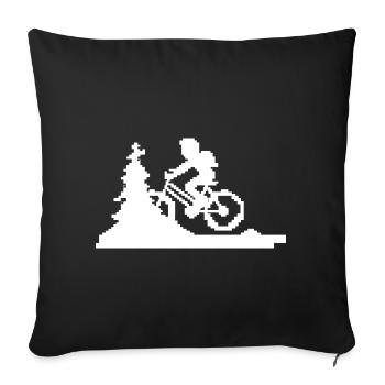 Pixel VTT - Housse de coussin décorative 45 x 45 cm - noir - Devant