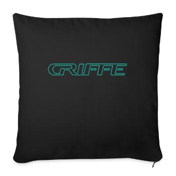 griffe - Housse de coussin décorative 45 x 45 cm - noir - Devant