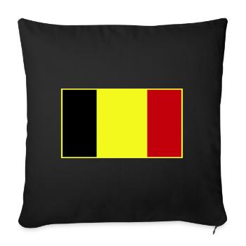 Anpassbare dreifarbige Flagge - Sofakissenbezug 45 x 45 cm - Schwarz - Vorne