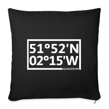 Coordonnées de Gloucester - Housse de coussin décorative 45 x 45 cm - noir - Devant