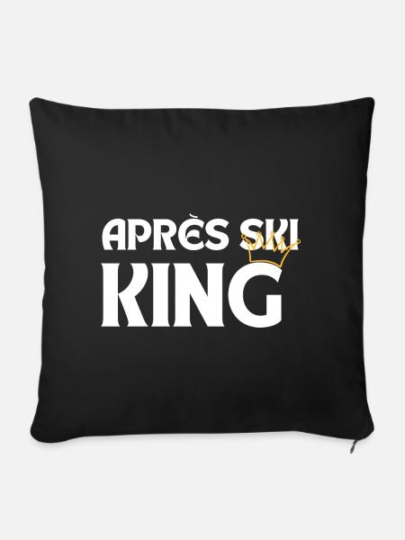 Apres Ski - Sofakissenbezug 45 x 45 cm - Schwarz